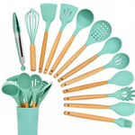 Set utensilios de cocina en silicona