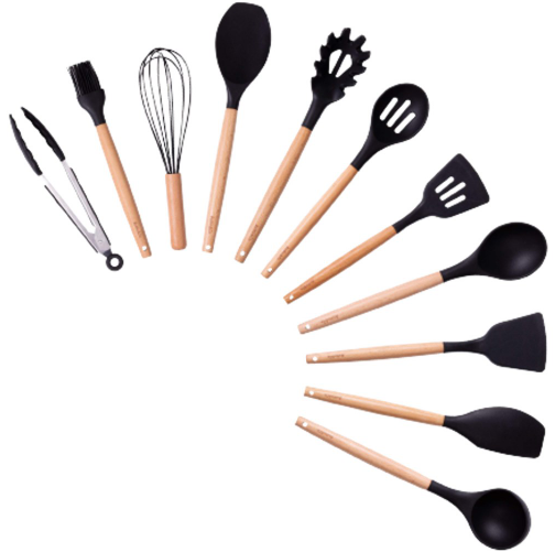 Set utensilios de cocina en silicona