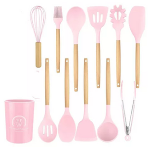 Set utensilios de cocina en silicona