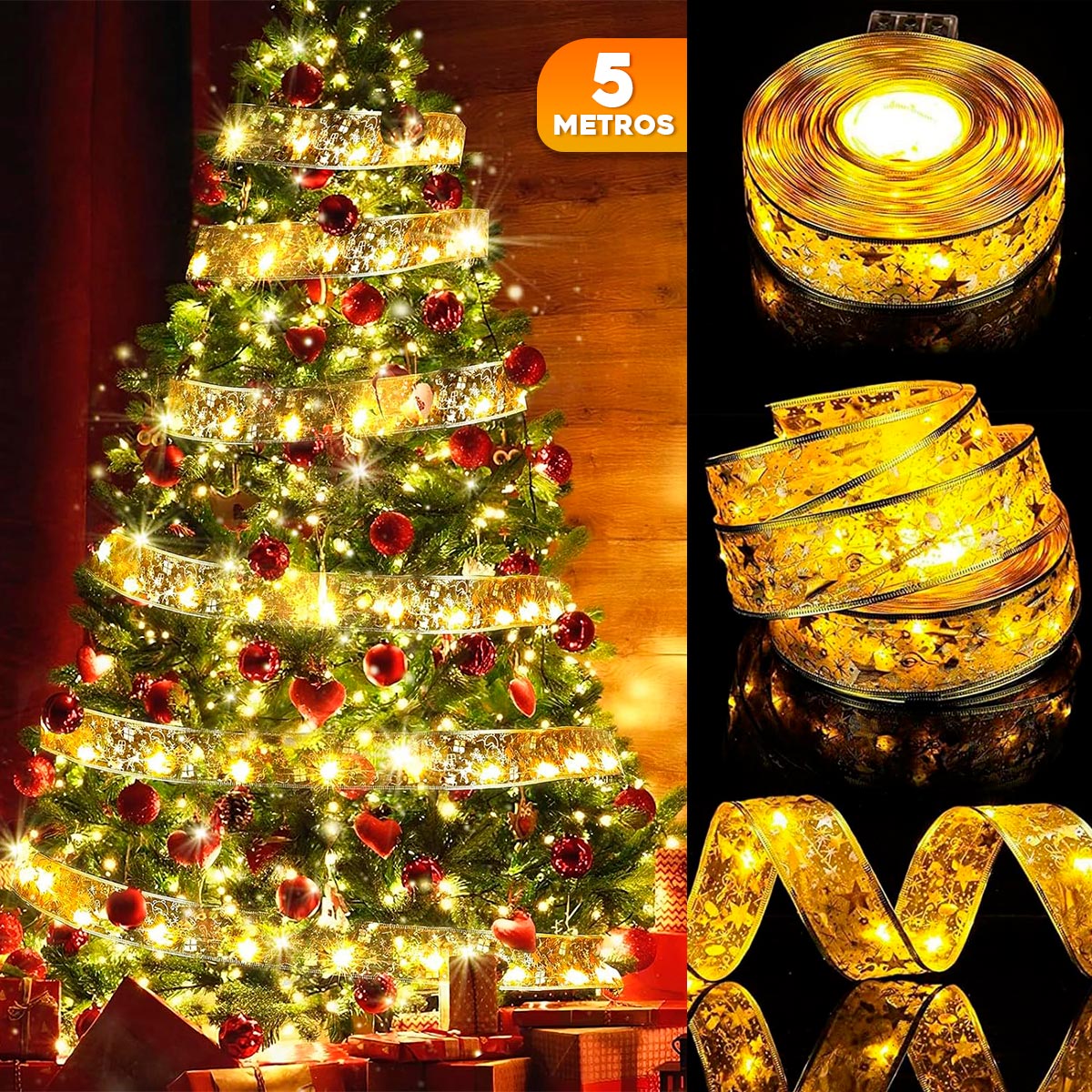 Cinta LED Navidad 5 Mts